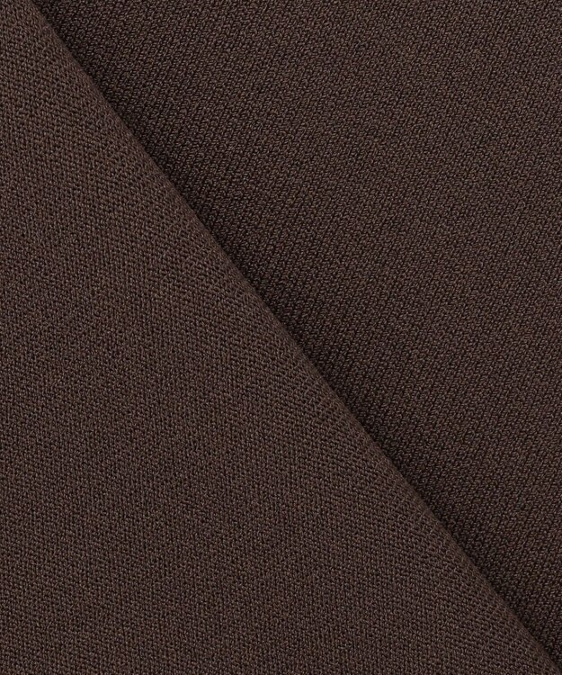 UNFILO スゴ機能美 ロゴフレンチスリーブ ニット ブラウン