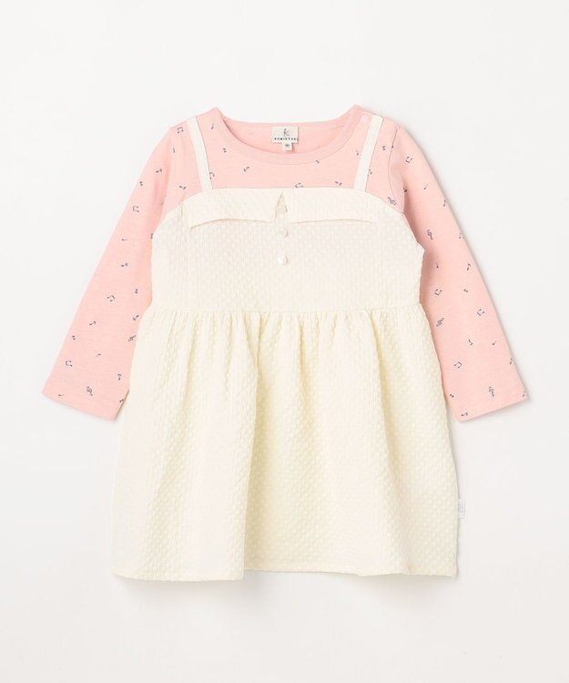 組曲 KIDS 【80-100㎝】メロディ ビスチェトップス エクリュ