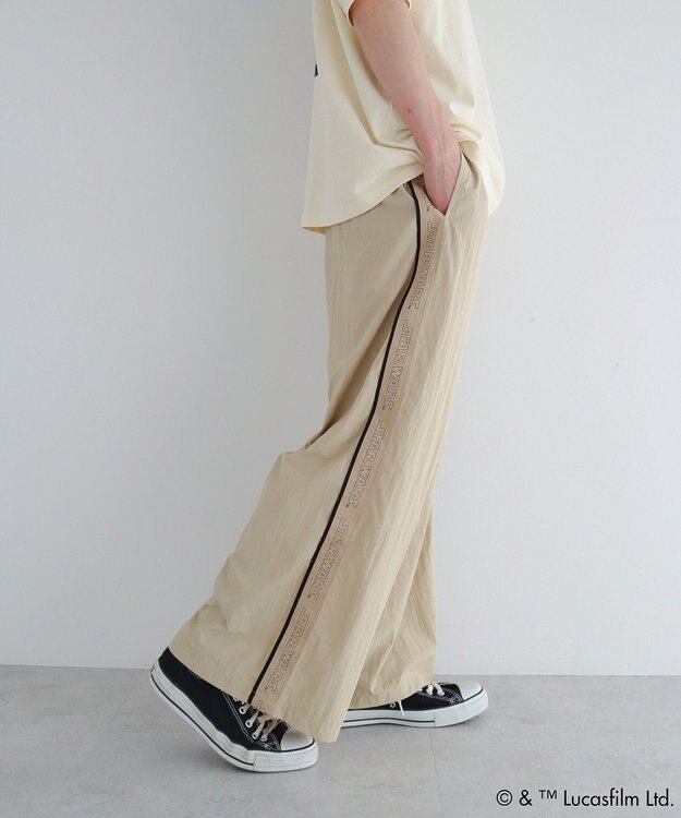Green Parks ＳＴＡＲ　ＷＡＲＳ／ロゴテープラインパンツ Beige