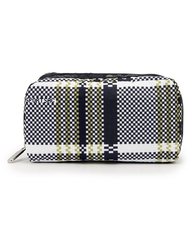 LeSportsac RECTANGULAR COSMETIC/ピクセルスクランブルチェック ピクセルスクランブルチェック