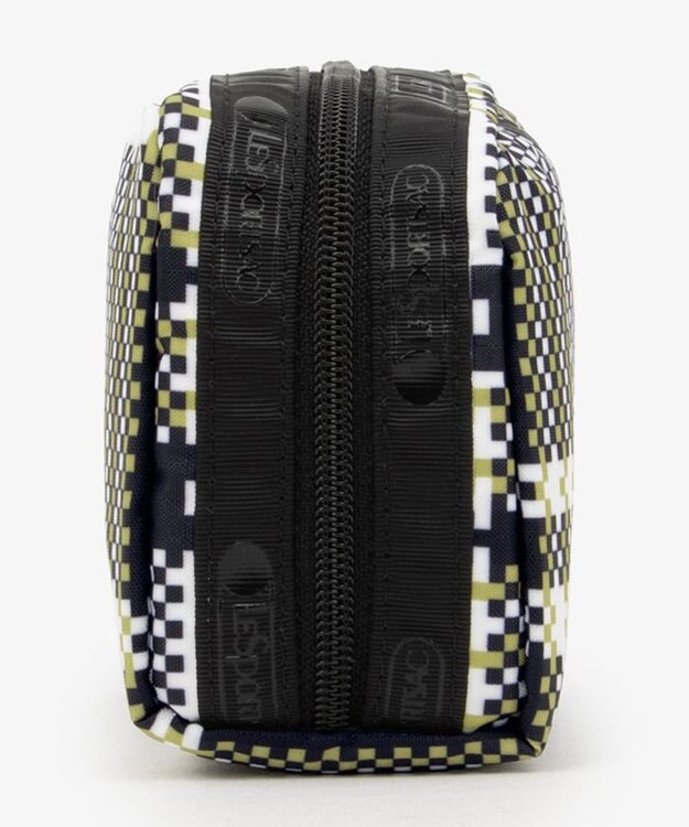 LeSportsac RECTANGULAR COSMETIC/ピクセルスクランブルチェック ピクセルスクランブルチェック