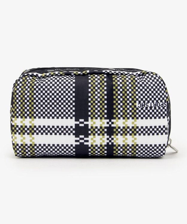 LeSportsac RECTANGULAR COSMETIC/ピクセルスクランブルチェック ピクセルスクランブルチェック