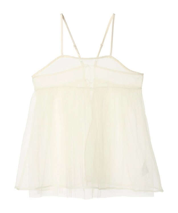 Green Parks リバーシブルチュールビスチェ Ivory