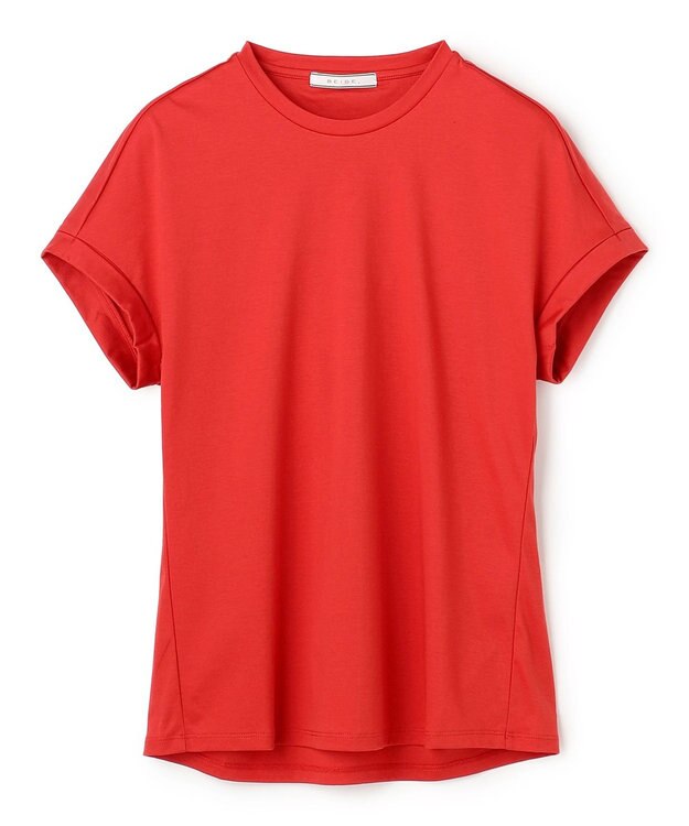 BEIGE， BORNA / コットンスムースTシャツ Red