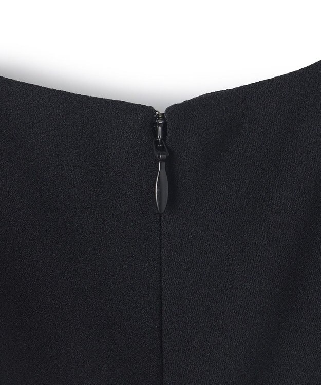 BEIGE， 【L-size】CINDY / Vネックドレス Black