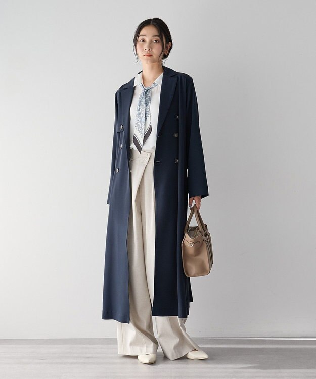 YECCA VECCA スカーフ付きブラウス Off White