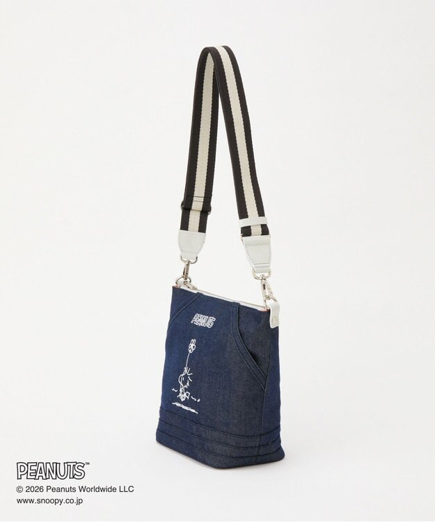 russet 《PEANUTS×russet》リバーシブルショルダーバッグ(CE-1755) Indigo