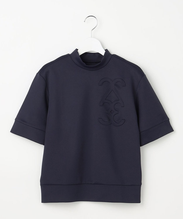 23区GOLF 【WOMEN】ライトダンボールストレッチモックネック ネイビー系