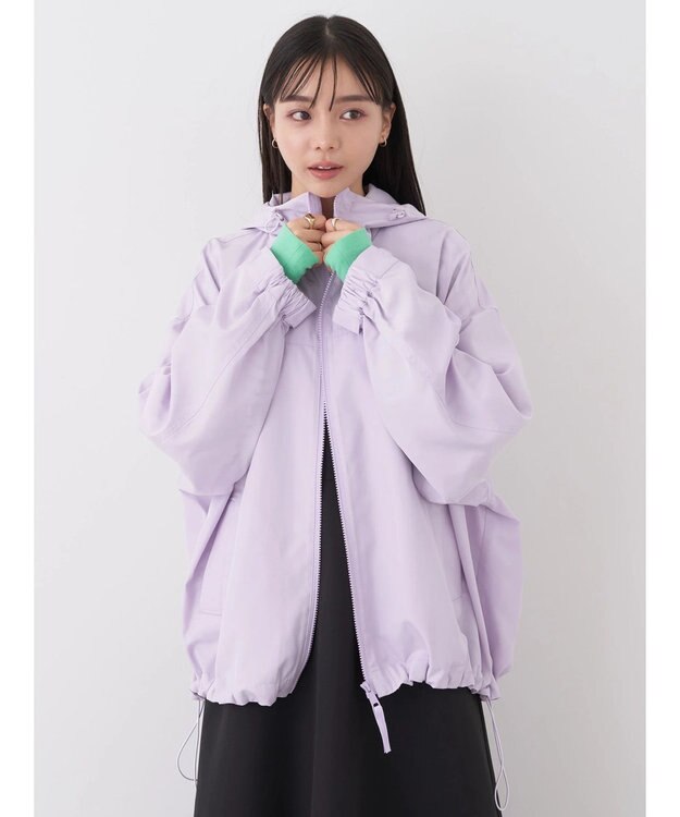 earth music&ecology スポーティーブルゾン Lavender