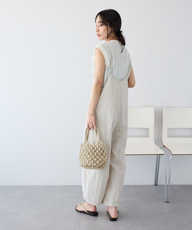 CRAFT STANDARD BOUTIQUE ナイロンサロペット Light Gray