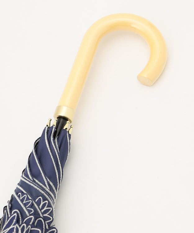 ANY SIS 【WEB限定】遮光ドームリムフラワー パラソル ネイビー