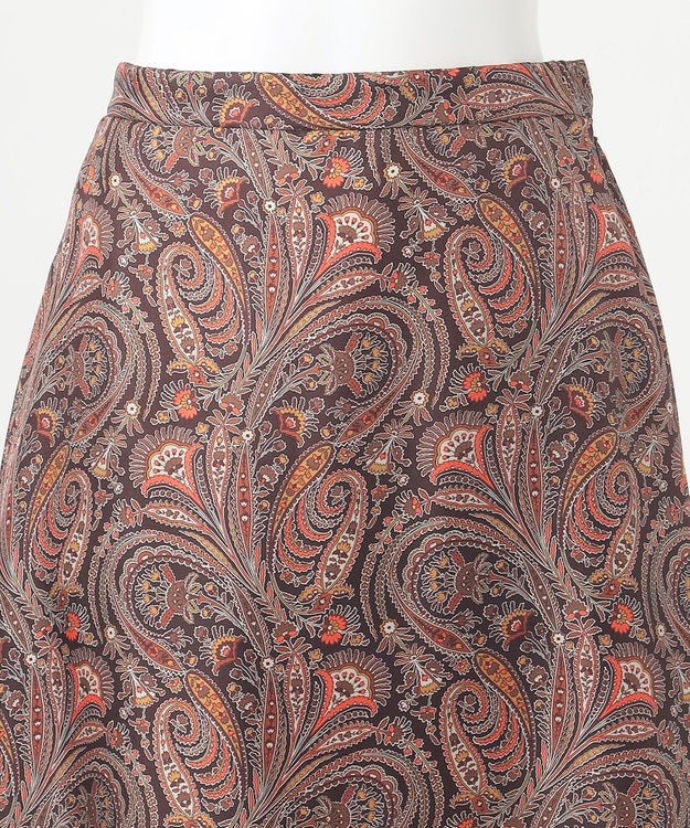 23区 【R(アール)】Ratti ペイズリープリント スカート ブラウン系5