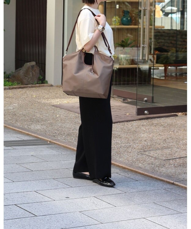 MORROW by thank 【新色追加！】A4サイズ収納可 LOLO TWOWAY バッグ カーキベージュ