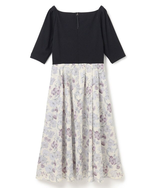 TOCCA 【ヨンア×大人百花×TOCCAコラボ】【洗える】BOTANICAL GARDEN PARTY ドレス ブラック×クリームイエロー