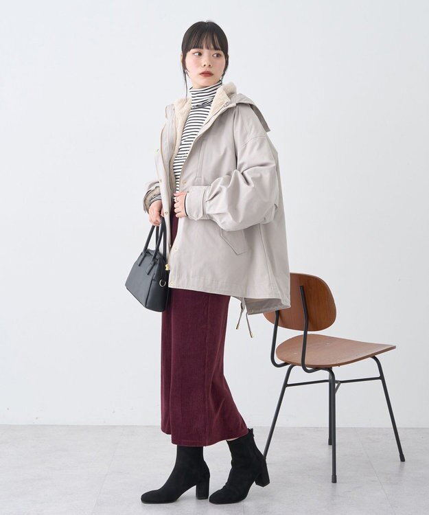 earth music&ecology マルチウェイマウンテンパーカー Beige