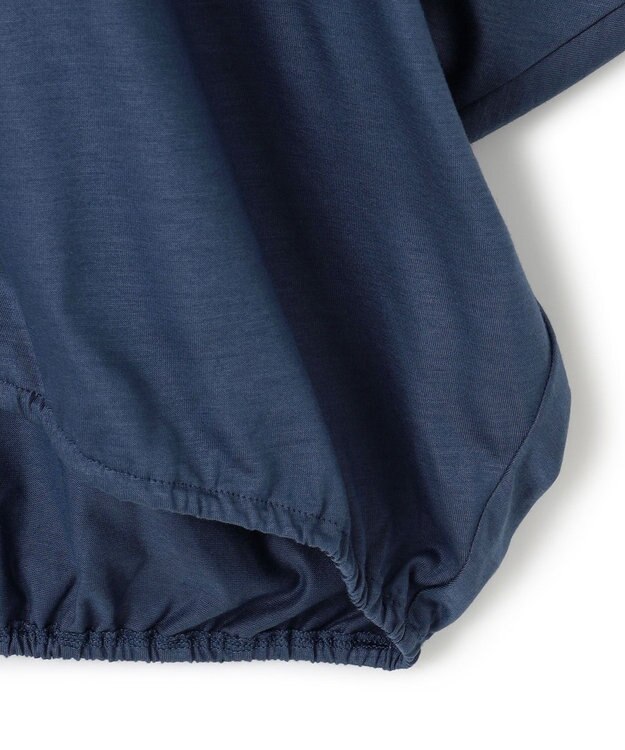 ICB L 【接触冷感・速乾・洗える】Ly.Coハイゲージ ドルマンスリーブプルオーバー ブルーグレー系