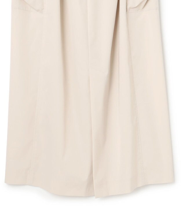 23区 L 【撥水加工/洗える】ブライトタフタ ドロスト スカート ベージュ系