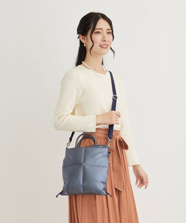 ROOTOTE 1245【2way:軽量】FE.ベビールー.ルートートカロ-A 01：スモークネイビー