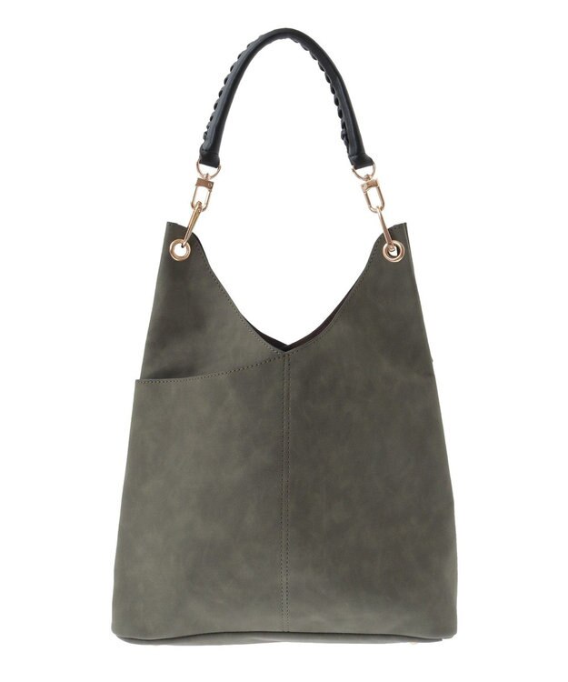 YECCA VECCA チャーム付き2wayショルダーバッグ Brown