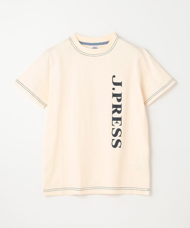 J.PRESS KIDS 【140-170㎝】ブランドロゴ 半袖Tシャツ アイボリー系