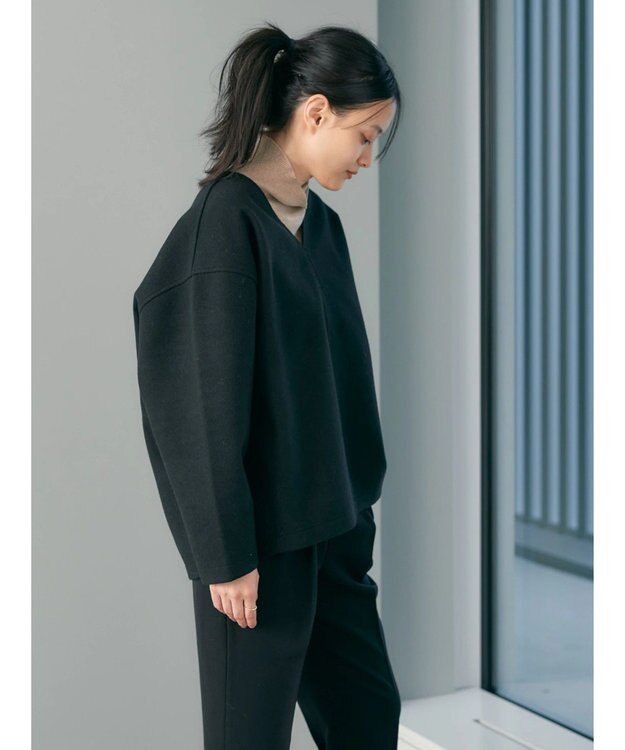 AMERICAN HOLIC 圧縮ポンチスキッパープルオーバー Black