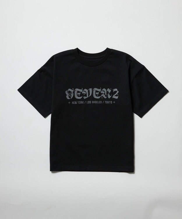 OP／FILA 【SEVEN2】バックプリントTシャツ ブラック