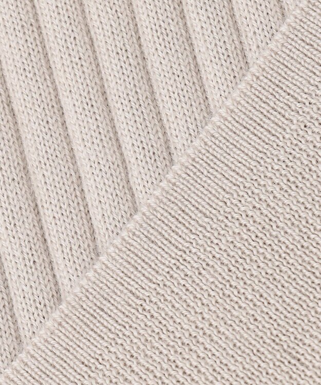 23区 【洗える】ウーステッドウール Vネック ニット ライトベージュ系