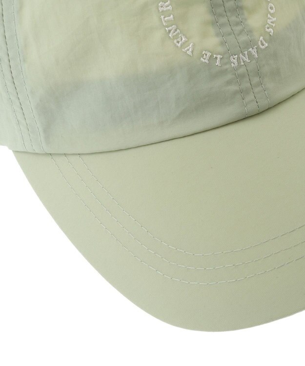 Green Parks ｅｖｅｒｙ　ｗａｌｋ．ナイロンロゴキャップ Light Khaki