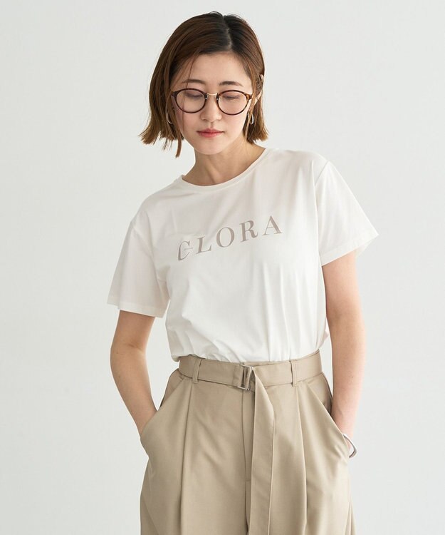 YECCA VECCA 【接触冷感】ロゴTee Beige