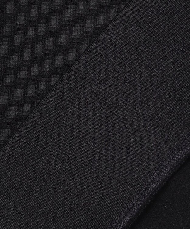 23区GOLF ファン多数の名品トップス 【WOMEN】ストレッチ裏フリース モックネックシャツ ブラック系