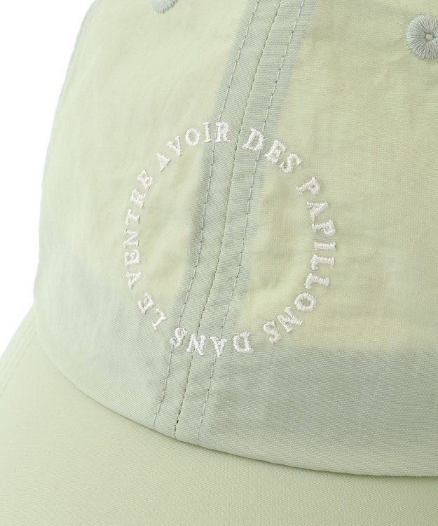 Green Parks ｅｖｅｒｙ　ｗａｌｋ．ナイロンロゴキャップ Light Khaki