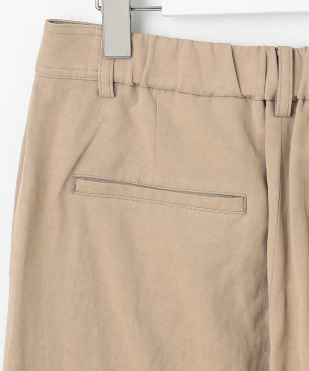 J.PRESS LADIES 【洗える】フィブリルツイル ベイカーパンツ ベージュ系