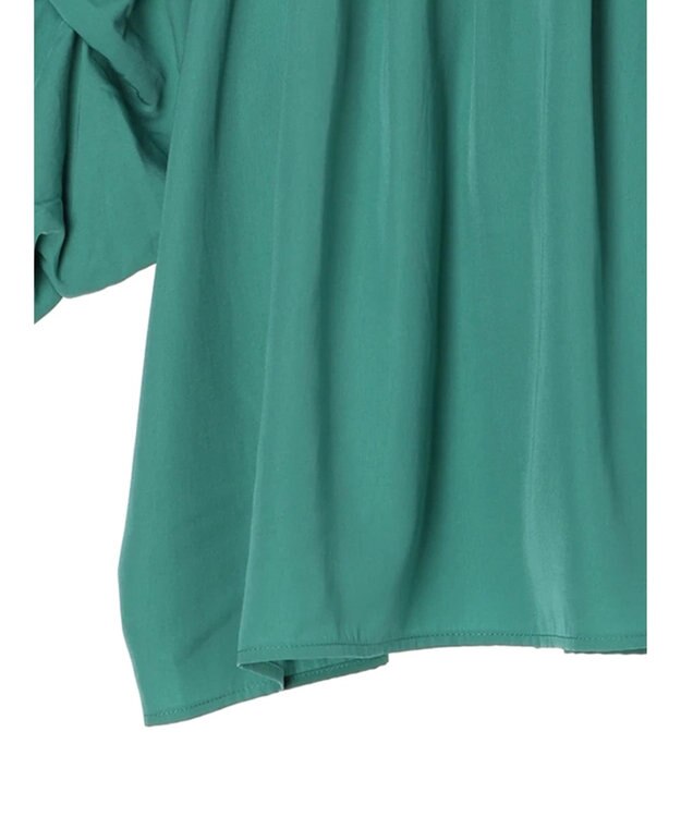 CRAFT STANDARD BOUTIQUE ピンタックホイップスリーブブラウス Green