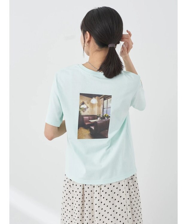 earth music&ecology レトロ喫茶プリントＴｅｅ Mint