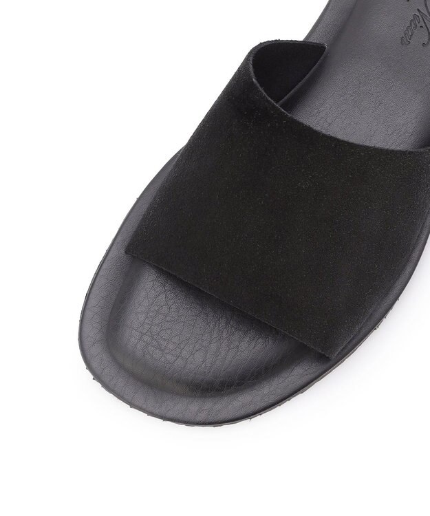 UNFILO MENS NUOVO NICAR スエードスライドサンダル ブラック