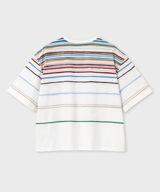 Paul Smith Cairo Stripe Chalk プリントTシャツ マルチカラー