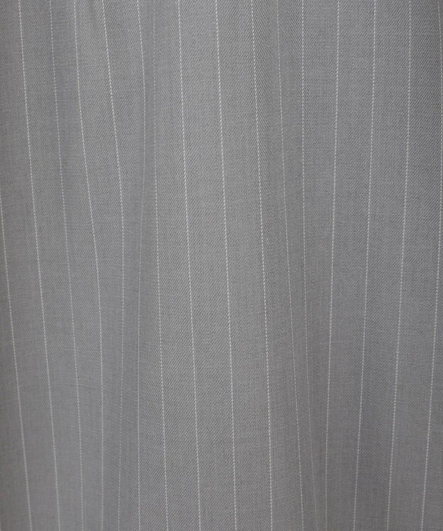 Green Parks ピンストライプベアトップジャンスカ Gray