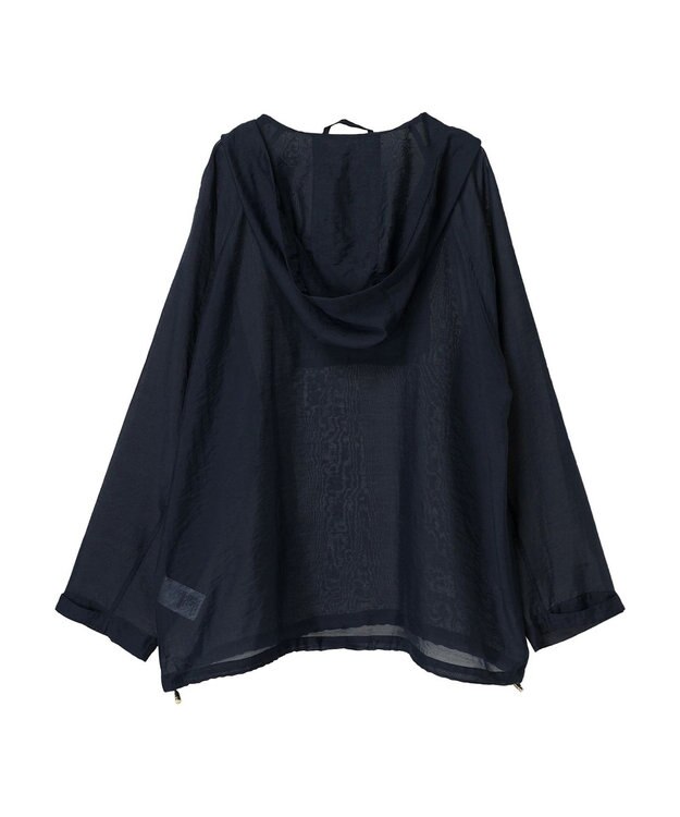 AMERICAN HOLIC 接触冷感シアーアノラックパーカー Navy