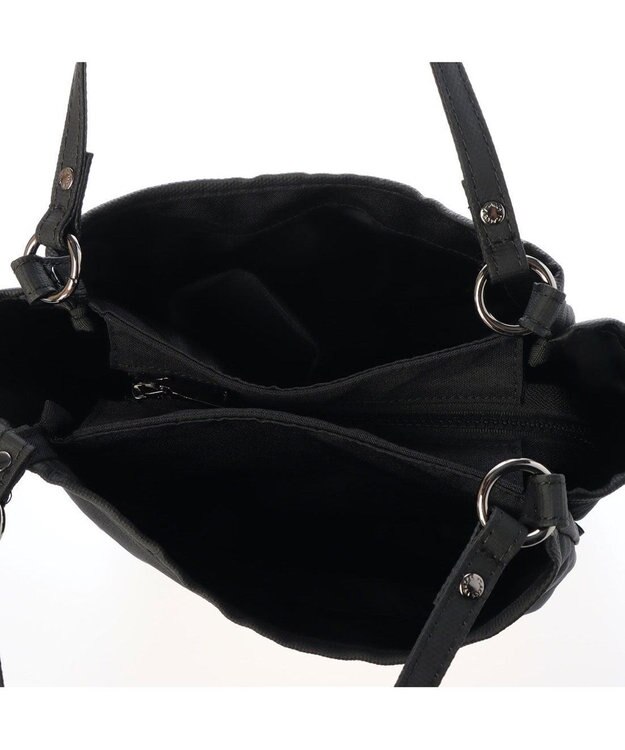 Y'SACCS 【Y’SACCS vous et】 縦型3層トート ブラック