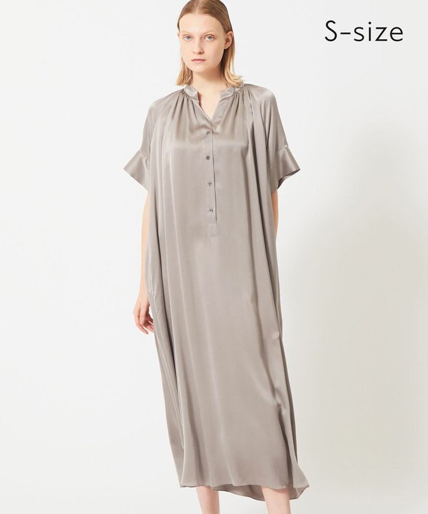 BEIGE， 【S-size】YEW / シャツワンピース Steel