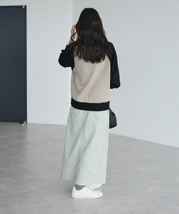 CRAFT STANDARD BOUTIQUE フクレジャカードラグランプルオーバー Black