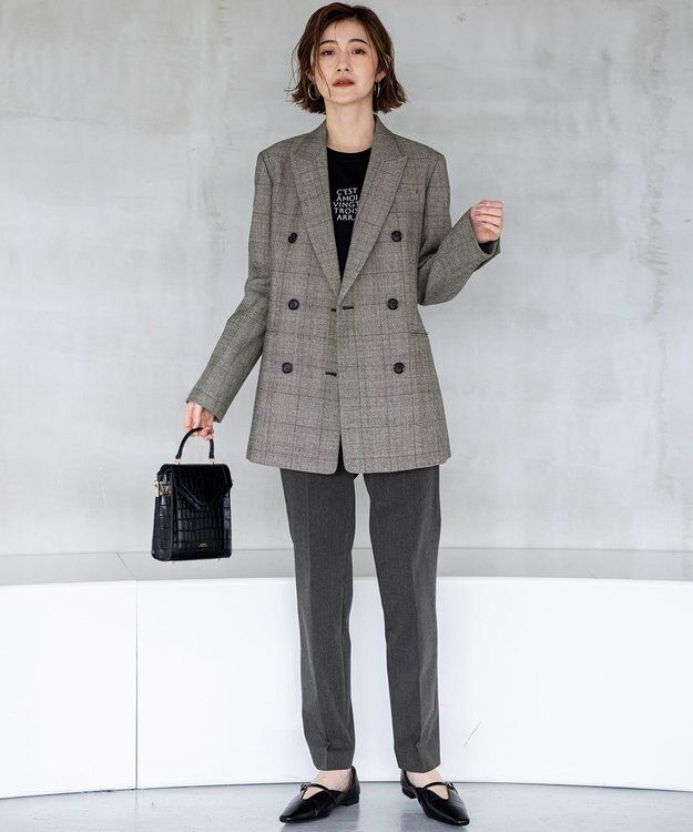 23区 【見上愛さん着用/VERY掲載】ウェービーカット パンプス ブラック系