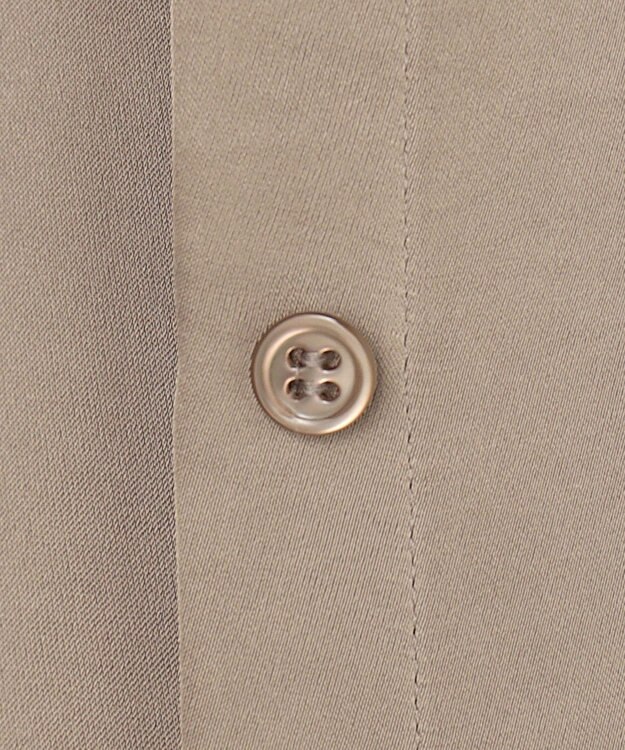 ICB L 【WEB＆一部店舗限定】 DrapySatin ボウタイブラウス モカ系