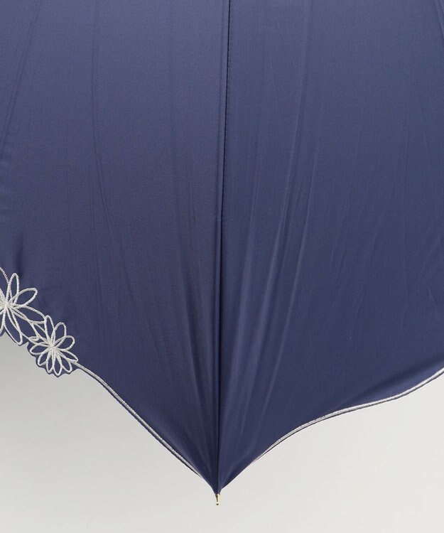 ANY SIS 【WEB限定】遮光ドームリムフラワー パラソル ネイビー
