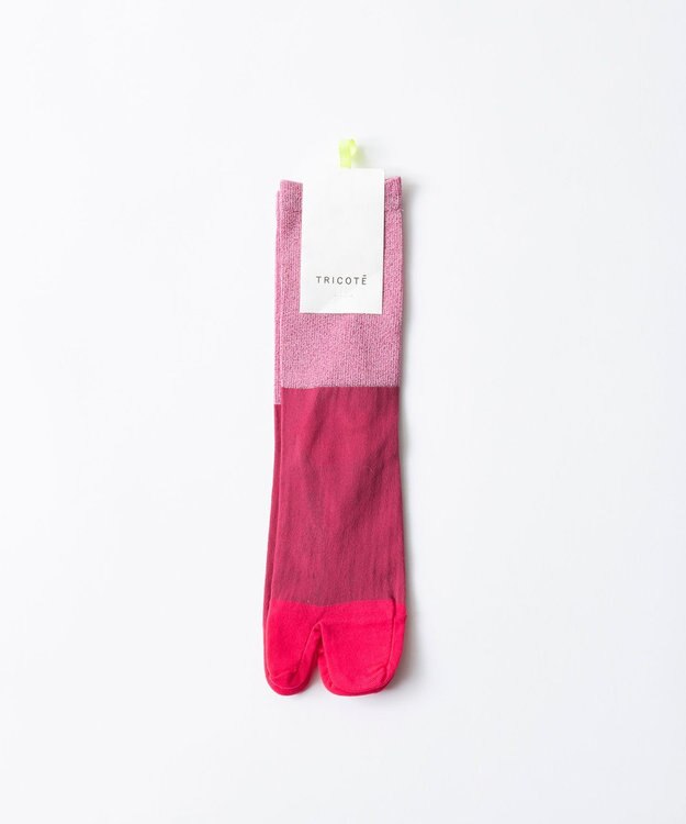 TRICOTE COLOUR TABI SOCKS / カラータビソックス 72PINK