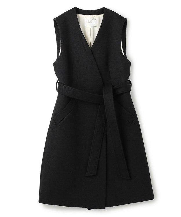 BEIGE， 【S-size】TOURNELLES / ロングジレ Black