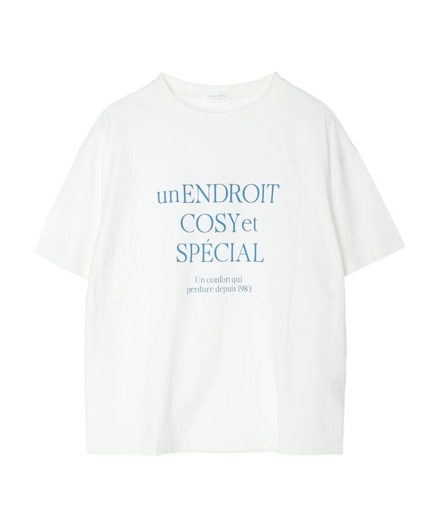 Green Parks ガーリーロゴボックスＴシャツ Blue