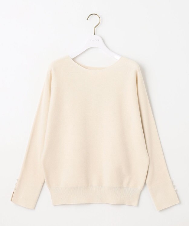 ANY SIS 【洗える】ドルマンスリーブ ニット アイボリー