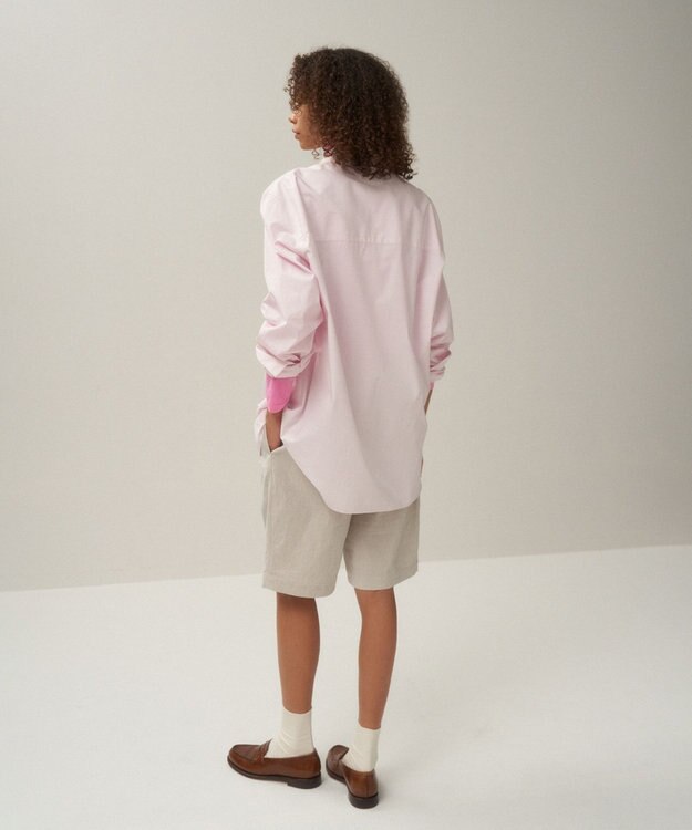 ATON GIZA BROAD | スタンダードシャツ - UNISEX PINK
