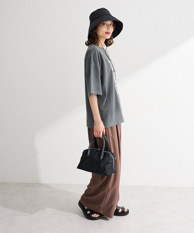 Green Parks ピグメントロゴＴシャツ Charcoal Gray